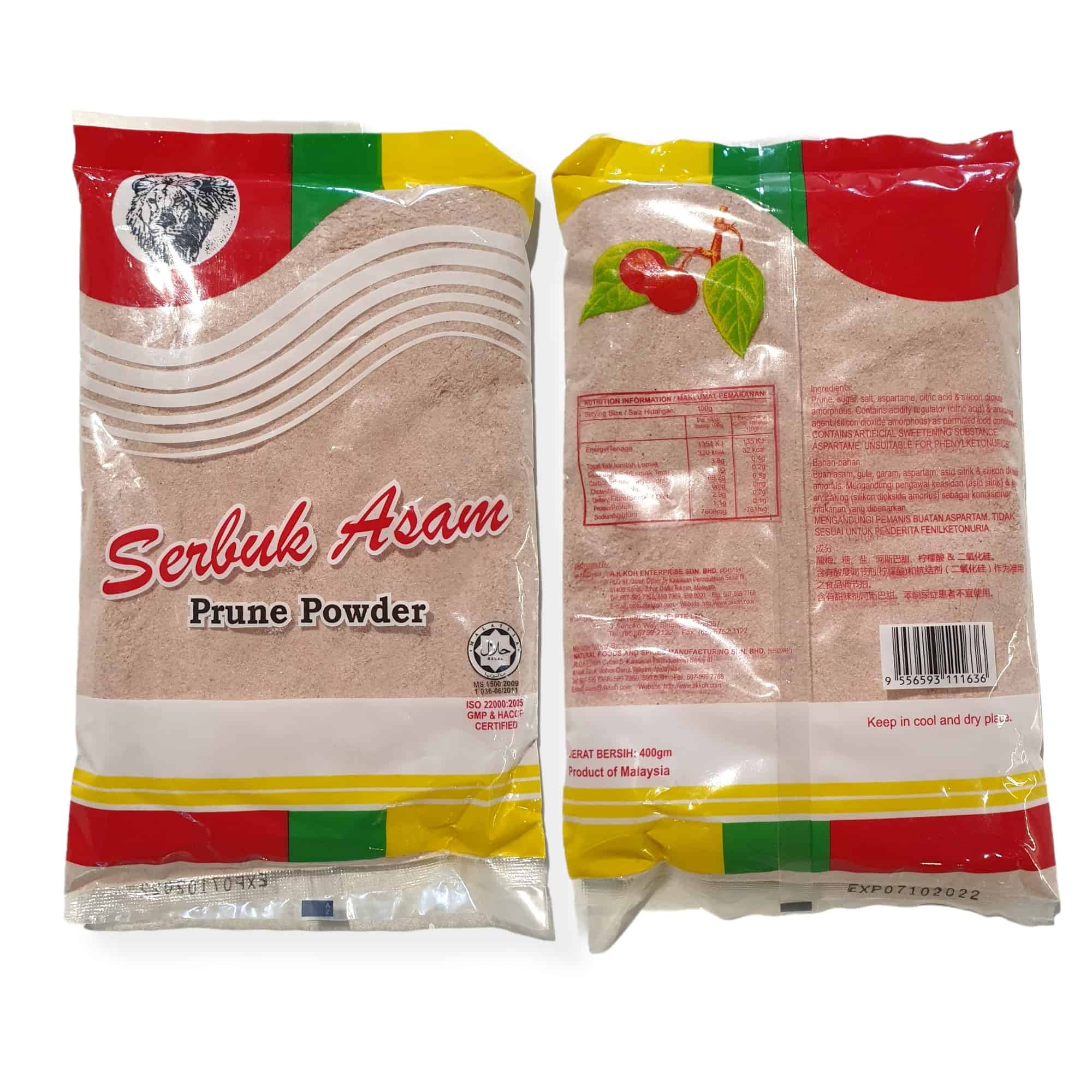 Serbuk Assam Prune Powder (400gm)