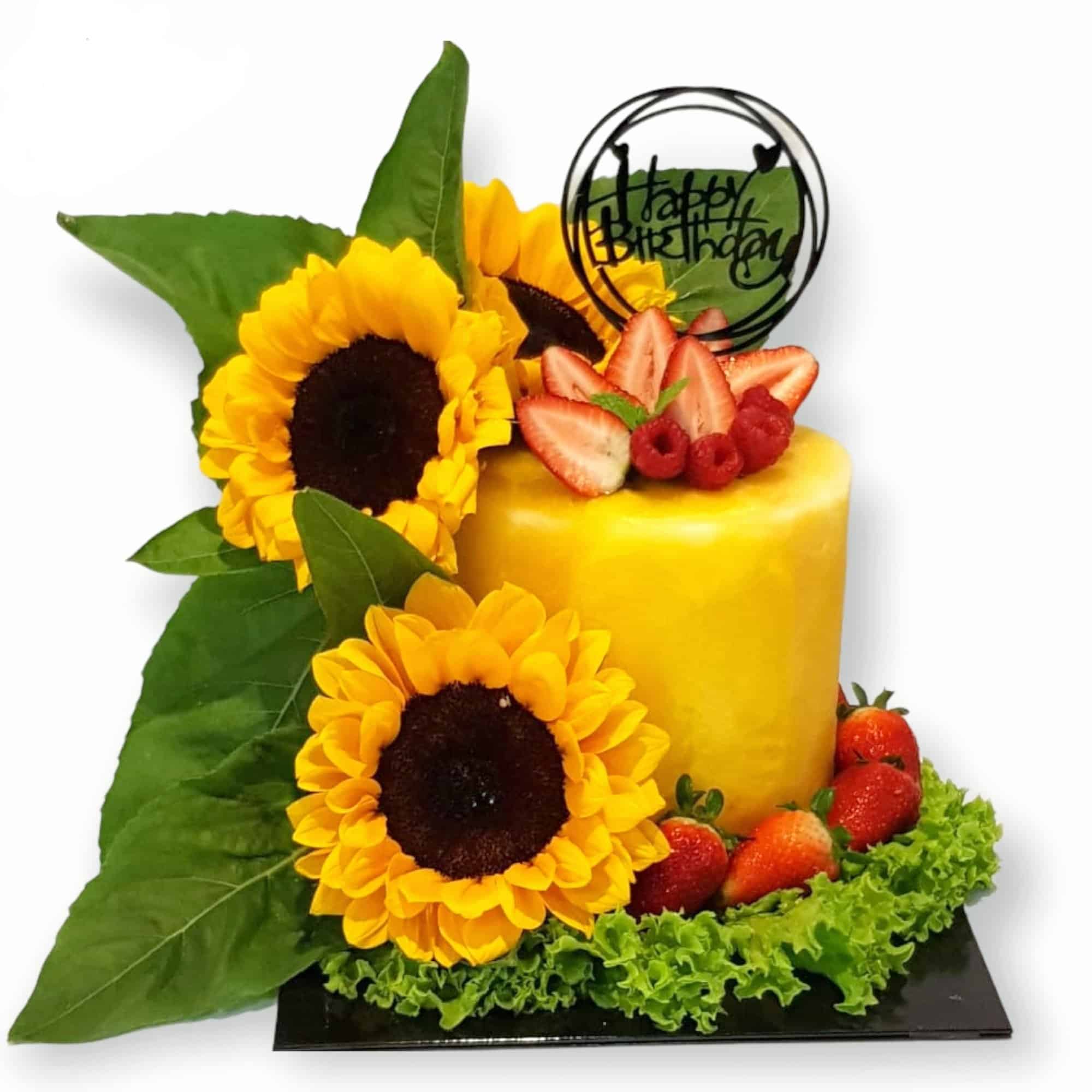 Sunshine Watermelon Cake