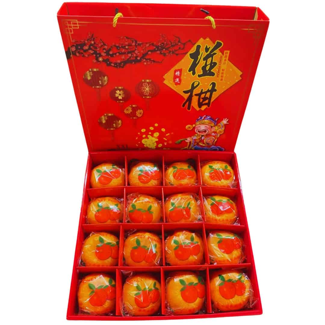 *China* CNY Premium Size Ponkam Mandarin Orange Gift Box : 16pc XXL