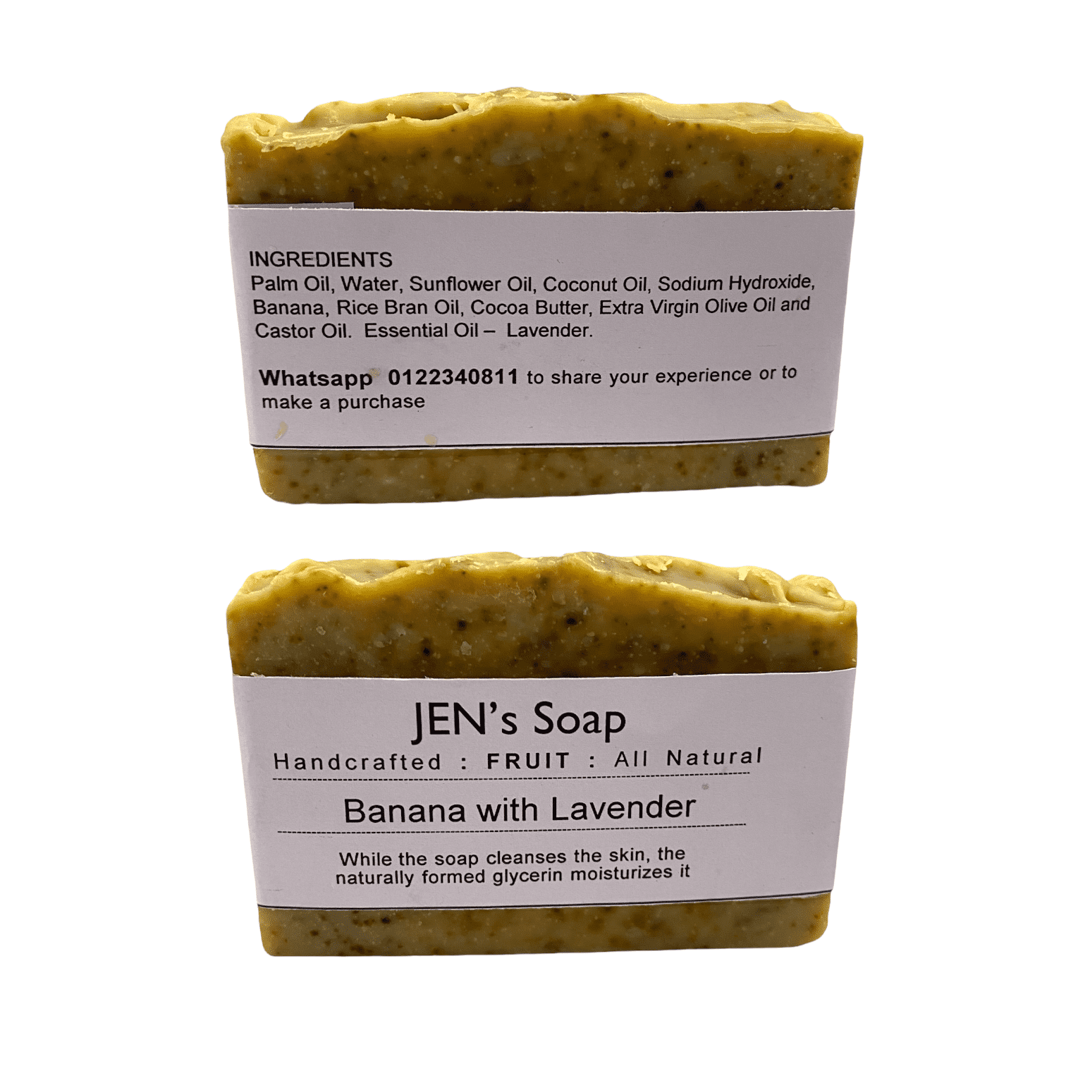 Banana Lavender Jen Soap