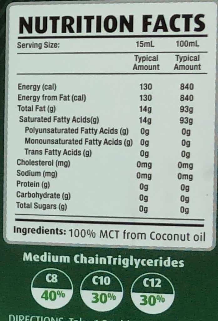 Laurin Coconut MCT Oil (500ml) Plastic Bottle - Image 3