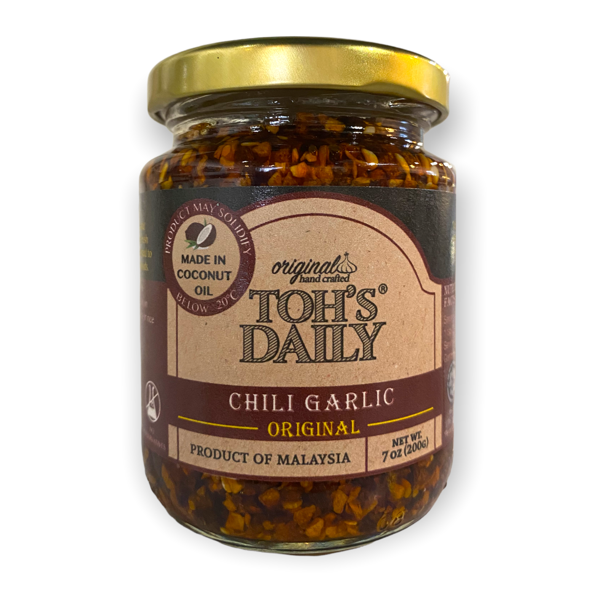 Vegan Toh's Chili Garlic - Original (200g)