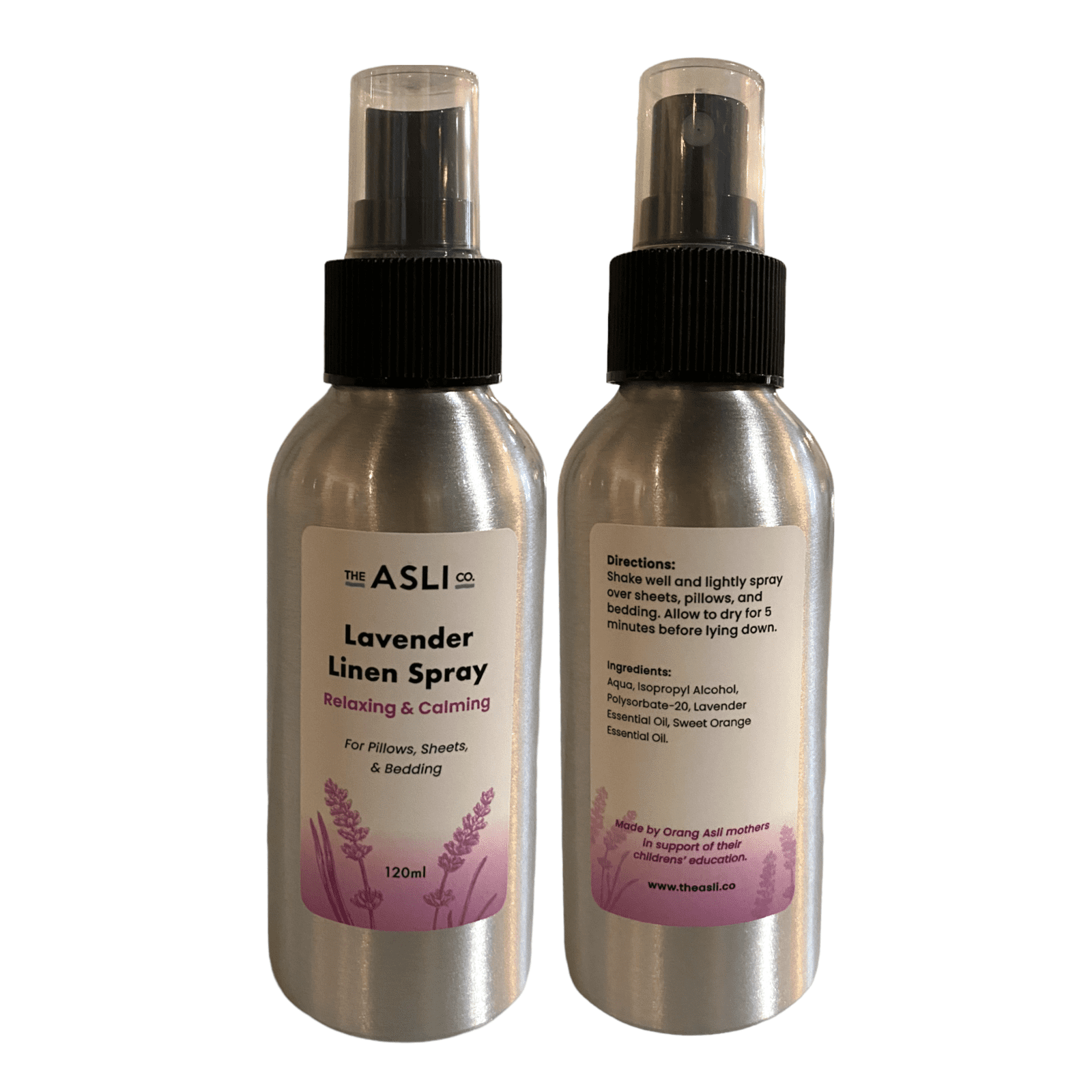 Asli Pillow Mist Lavender Citrus *Relaxing & Calming* (100ml) - Image 3