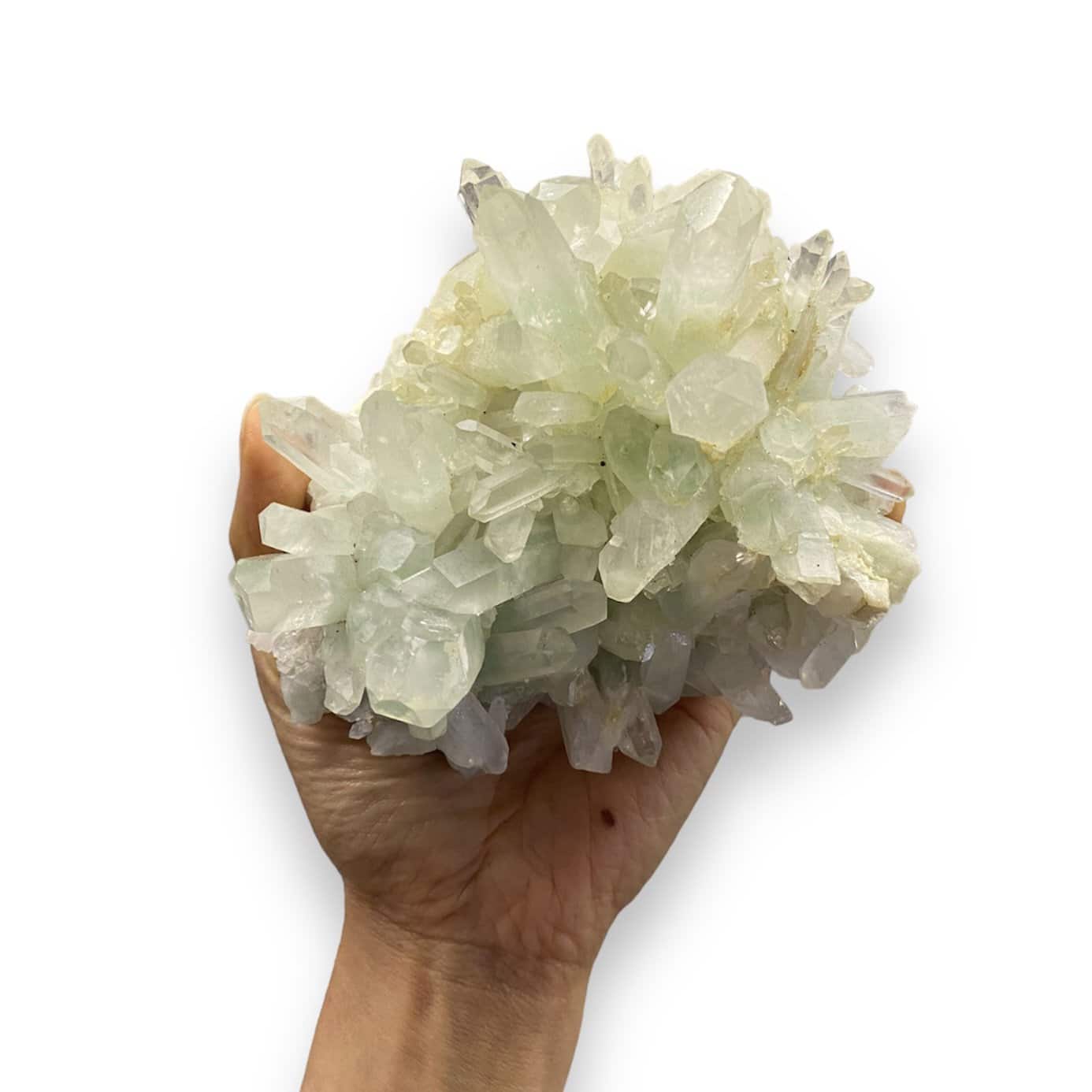 *Madagascar* Rare Quartz with Lime Green Fuchsite Inclusions (918.5gm) - Image 8