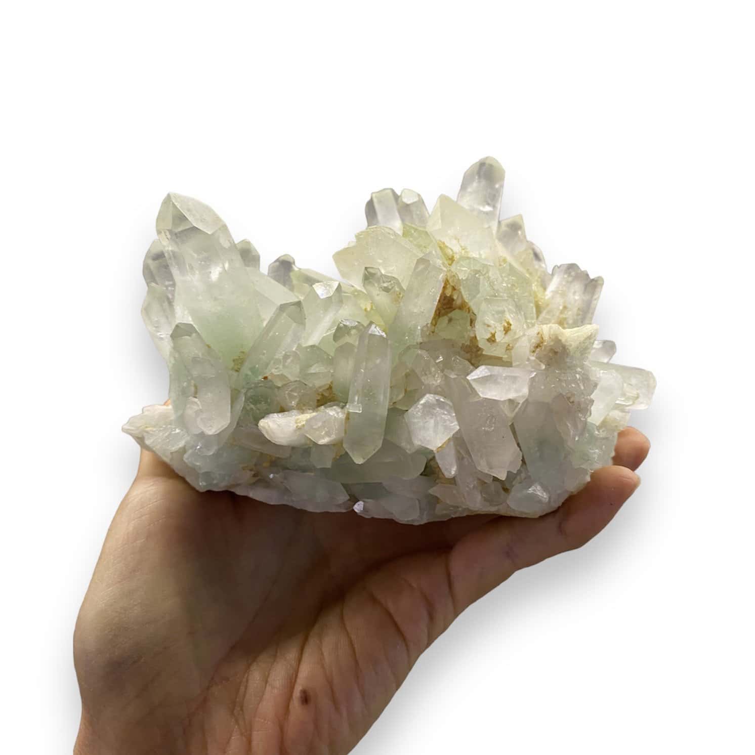 *Madagascar* Rare Quartz with Lime Green Fuchsite Inclusions (918.5gm) - Image 9