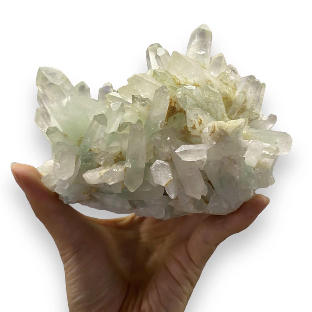 *Madagascar* Rare Quartz with Lime Green Fuchsite Inclusions (918.5gm) - Image 10