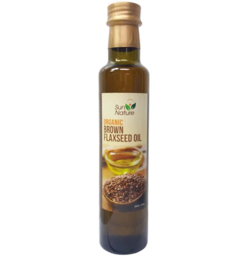 Organic Brown Flaxseed Oil (250ml)