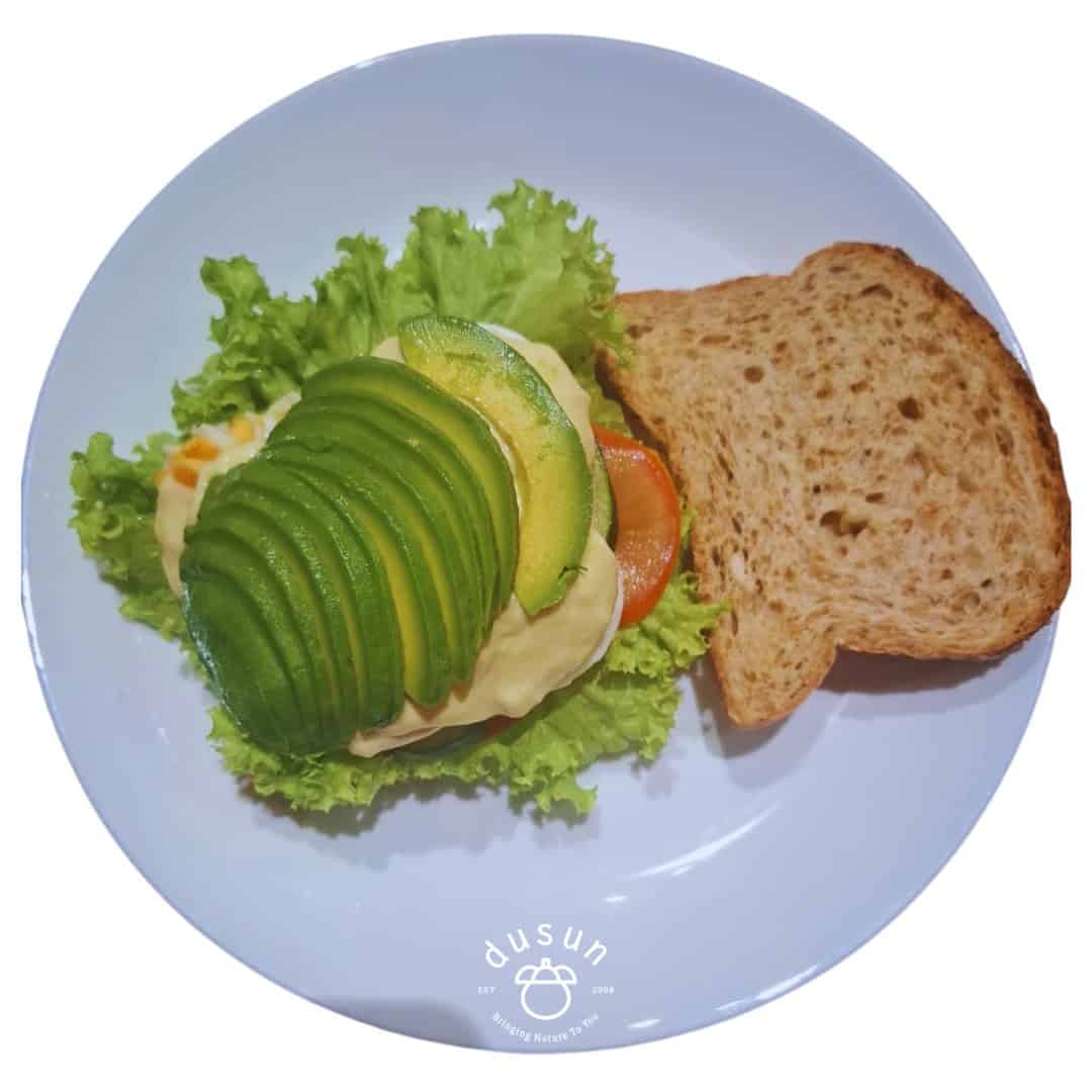 Avo Egg & Vegan Cheesy Melt Sandwich *Vegetarian*