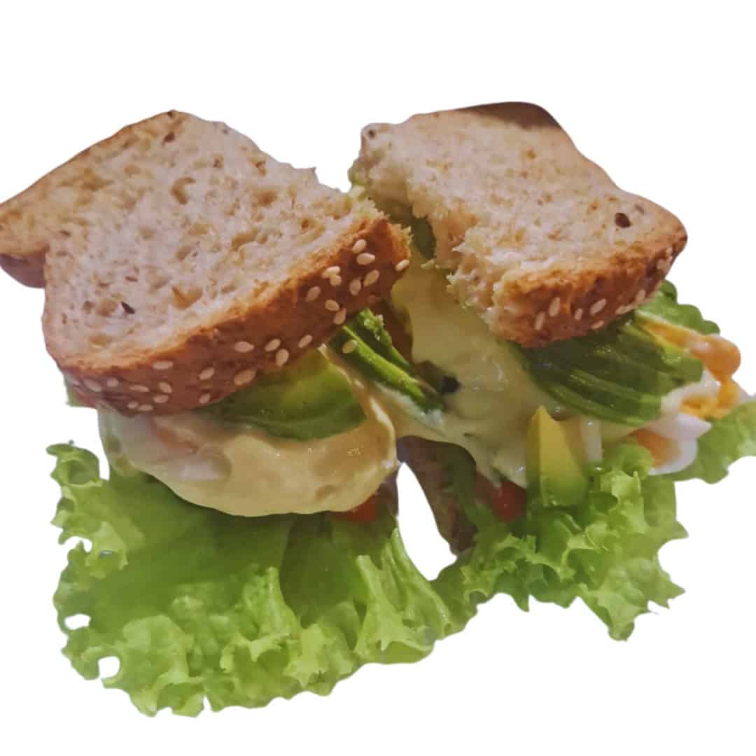 Avo Egg & Vegan Cheesy Melt Sandwich *Vegetarian* - Image 2