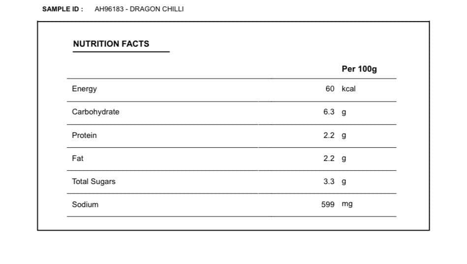 *Vegan* Long’s Hainanese Chilli (200gm) - Image 4